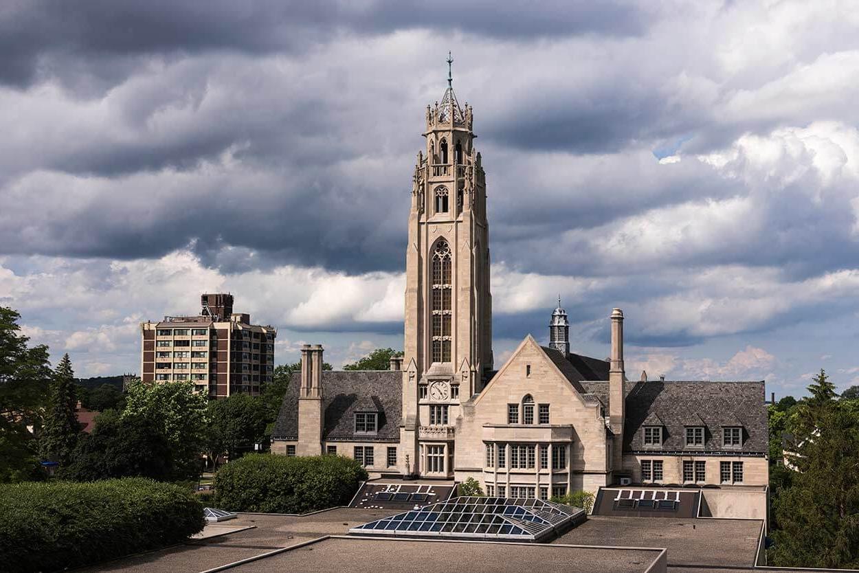 纪念艺术馆 exterior showing Cutler Union Tower